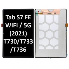 Samsung Galaxy SM-T730/T733/T736 (TAB S7 FE WIFI/5G 2021) NF LCD Touch screen (Original Service Pack) [Black] S-971